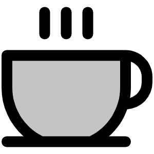 Coffee Duotone Icon from Phosphor Duotone Set