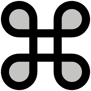 Command Duotone Icon from Phosphor Duotone Set