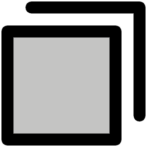 Copy Simple Duotone Icon from Phosphor Duotone Set