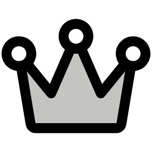 Crown Duotone Icon from Phosphor Duotone Set