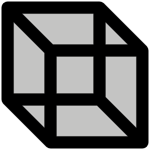 Cube Transparent Duotone Icon from Phosphor Duotone Set