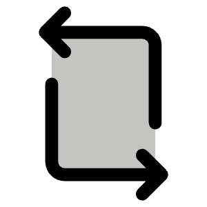 Device Rotate Duotone Icon from Phosphor Duotone Set
