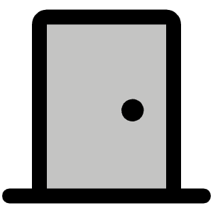Door Duotone Icon from Phosphor Duotone Set