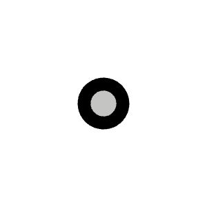 Dot Outline Duotone Icon from Phosphor Duotone Set