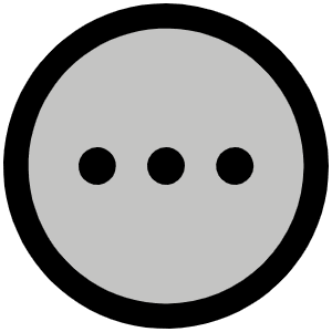 Dots Three Circle Duotone Icon from Phosphor Duotone Set