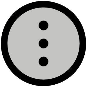 Dots Three Circle Vertical Duotone Icon from Phosphor Duotone Set