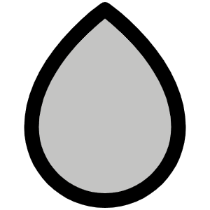 Drop Simple Duotone Icon from Phosphor Duotone Set