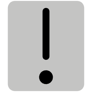Exclamation Mark Duotone Icon from Phosphor Duotone Set