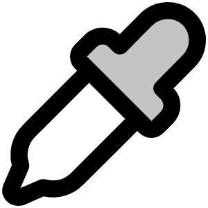 Eyedropper Duotone Icon from Phosphor Duotone Set