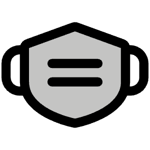 Face Mask Duotone Icon from Phosphor Duotone Set