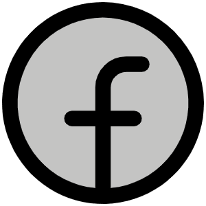 Facebook Logo Duotone Icon from Phosphor Duotone Set