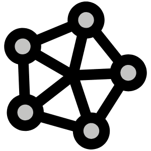 Fediverse Logo Duotone Icon from Phosphor Duotone Set