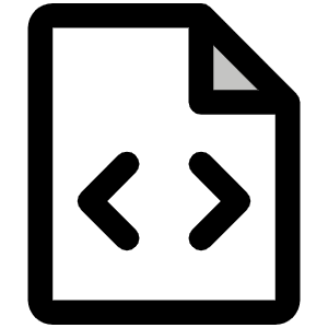 File Code Duotone Icon from Phosphor Duotone Set