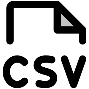 File Csv Duotone Icon from Phosphor Duotone Set