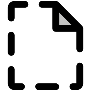 File Dashed Duotone Icon from Phosphor Duotone Set