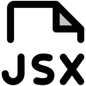 File Jsx Duotone Icon from Phosphor Duotone Set