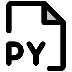 File Py Duotone Icon from Phosphor Duotone Set