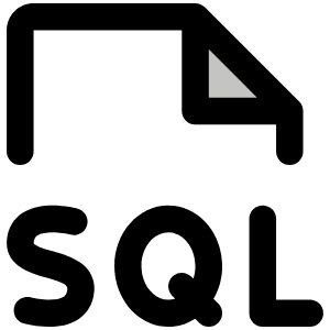 File Sql Duotone Icon from Phosphor Duotone Set
