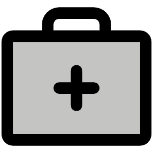First Aid Kit Duotone Icon from Phosphor Duotone Set