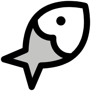 Fish Duotone Icon from Phosphor Duotone Set