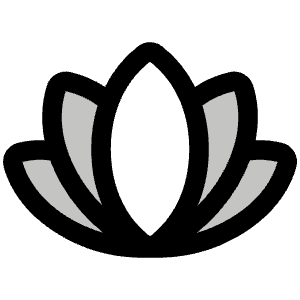 Flower Lotus Duotone Icon from Phosphor Duotone Set