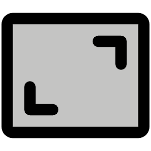 Frame Corners Duotone Icon from Phosphor Duotone Set