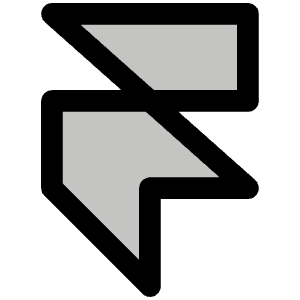 Framer Logo Duotone Icon from Phosphor Duotone Set