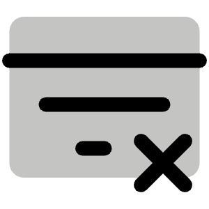 Funnel Simple X Duotone Icon from Phosphor Duotone Set