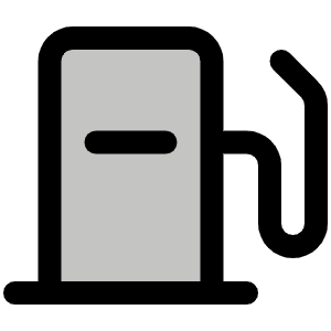 Gas Pump Duotone Icon from Phosphor Duotone Set