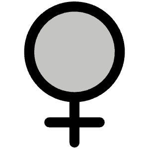 Gender Female Duotone Icon from Phosphor Duotone Set