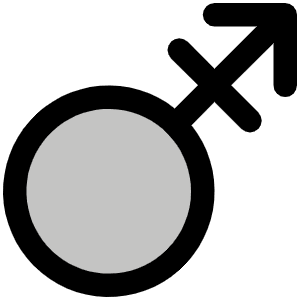 Gender Transgender Duotone Icon from Phosphor Duotone Set