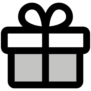 Gift Duotone Icon from Phosphor Duotone Set