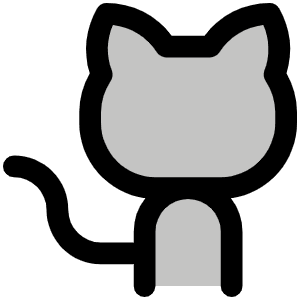 Github Logo Duotone Icon from Phosphor Duotone Set