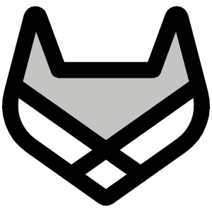 Gitlab Logo Duotone Icon from Phosphor Duotone Set