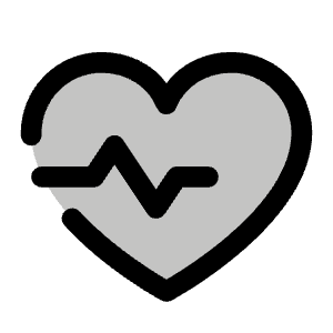 Heartbeat Duotone Icon from Phosphor Duotone Set