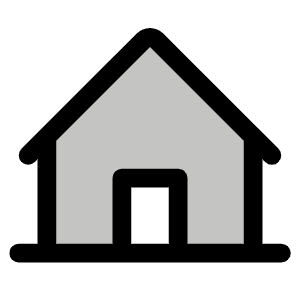 House Line Duotone Icon from Phosphor Duotone Set