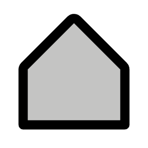 House Simple Duotone Icon from Phosphor Duotone Set