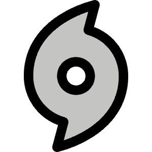 Hurricane Duotone Icon from Phosphor Duotone Set