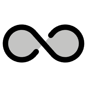 Infinity Duotone Icon from Phosphor Duotone Set