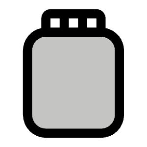 Jar Duotone Icon from Phosphor Duotone Set
