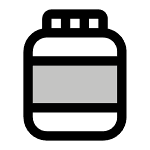 Jar Label Duotone Icon from Phosphor Duotone Set