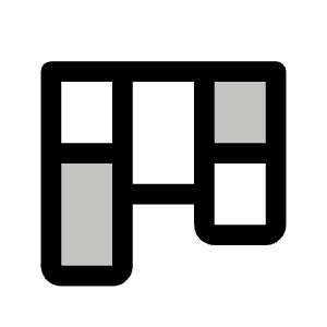 Kanban Duotone Icon from Phosphor Duotone Set