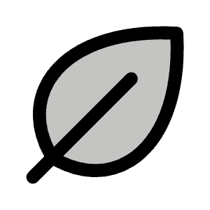 Leaf Duotone Icon from Phosphor Duotone Set