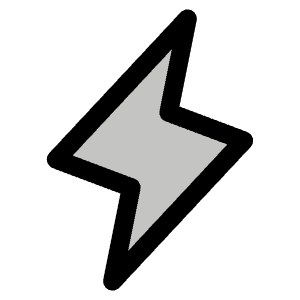 Lightning Duotone Icon from Phosphor Duotone Set
