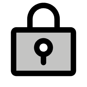Lock Key Duotone Icon from Phosphor Duotone Set