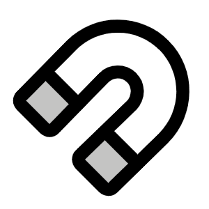 Magnet Duotone Icon from Phosphor Duotone Set