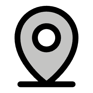 Map Pin Line Duotone Icon from Phosphor Duotone Set