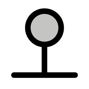 Map Pin Simple Line Duotone Icon from Phosphor Duotone Set