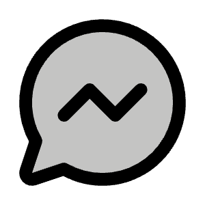 Messenger Logo Duotone Icon from Phosphor Duotone Set