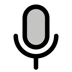 Microphone Duotone Icon from Phosphor Duotone Set